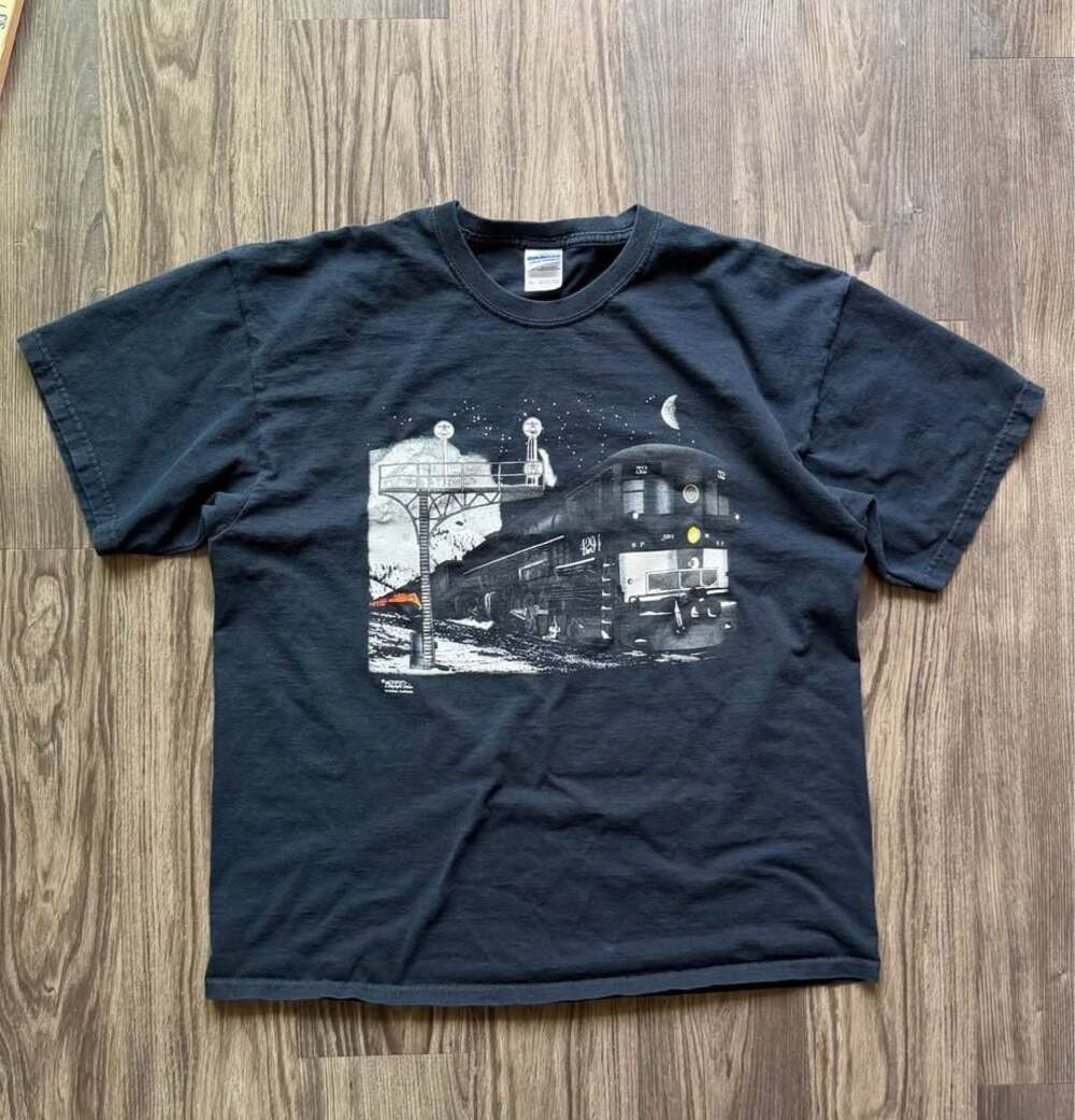 Southern Pacific Trains Cab Forward Doubleheader Authentic Railroad T-Shirt